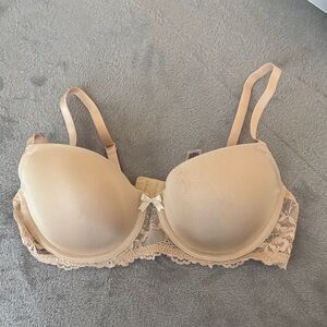 Gilligan & O'Malley Cream Lace Bra